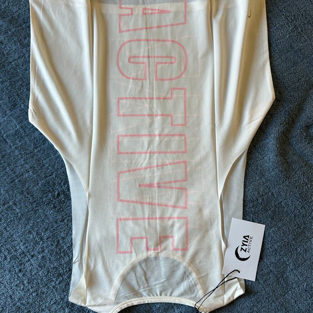 ZYIA Active ZYIA ATHLETE TANK TOP Sports Size: M Color Light Pink NWT - Picture 7 of 7